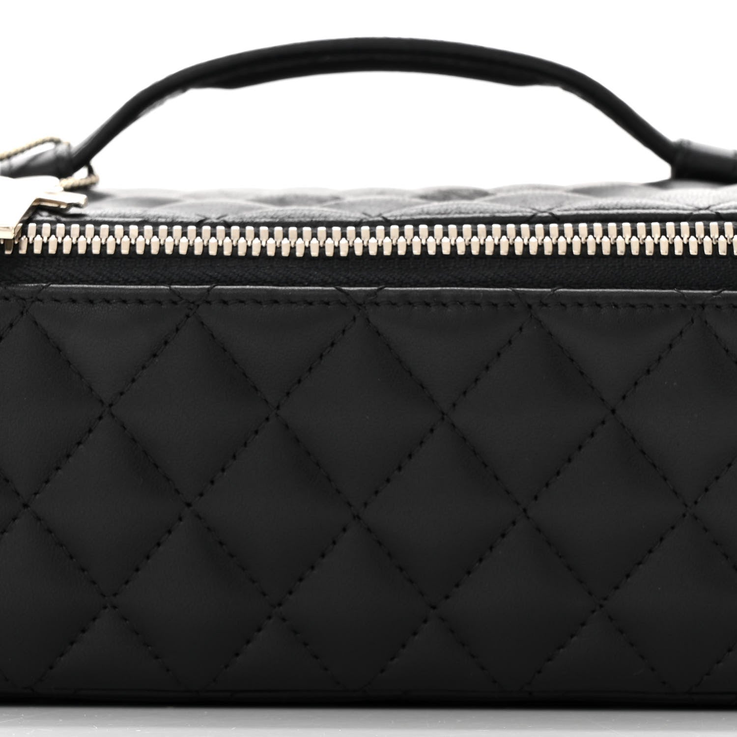 Chanel Lambskin Quilted Large Jewelry Case Black 9 of 11