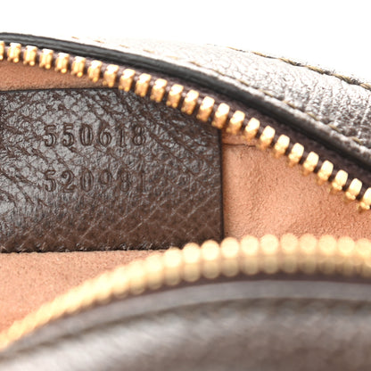Gucci GG Supreme Monogram Web Mini Ophidia Round Shoulder Bag Brown 7 of 9