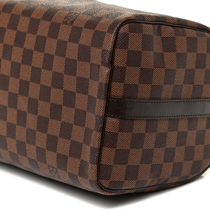 Louis Vuitton Damier Ebene Speedy Bandouliere 30 9 of 9