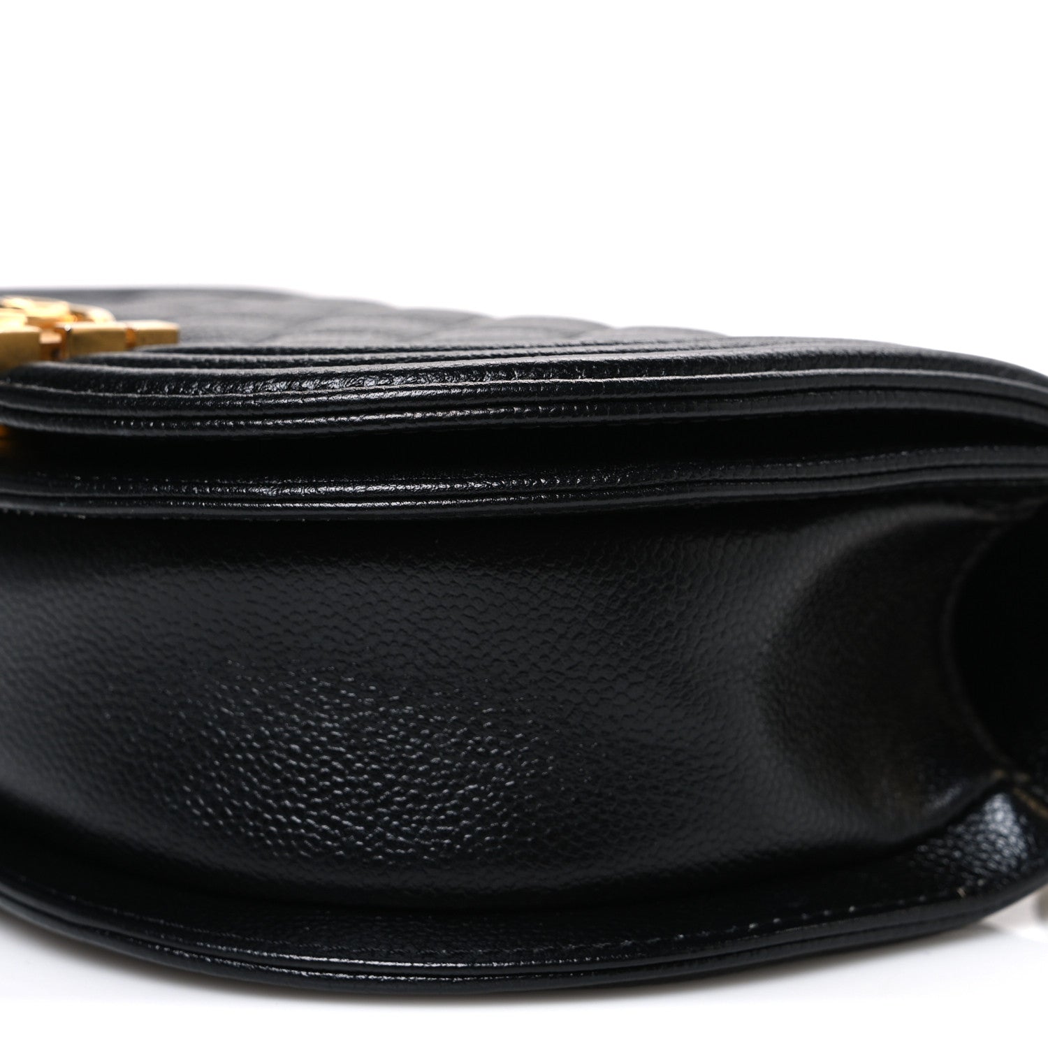 Chanel Caviar Quilted Small Boy Messenger Bag Black 10 of 10