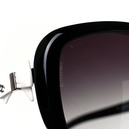 Chanel Acetate CC Bow Sunglasses 5171 Black White 7 of 8