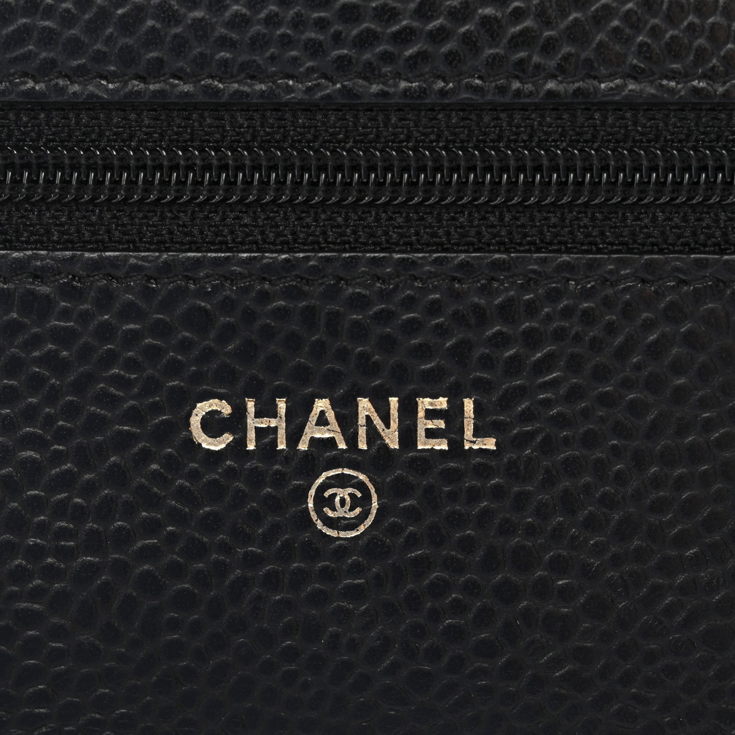 Chanel Caviar Quilted Wallet on Chain WOC Black 6 of 12