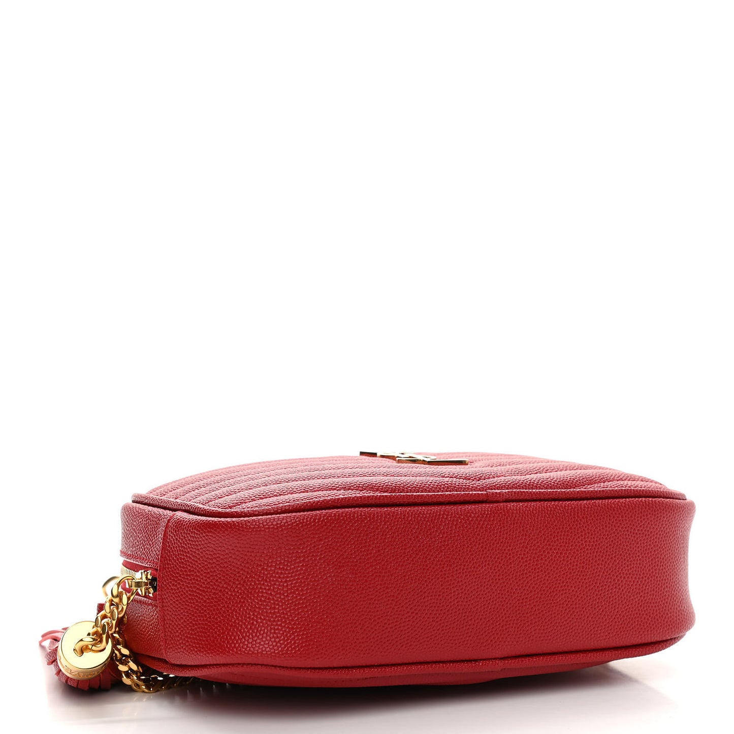 Grain De Poudre Matelasse Monogram Mini Lou Camera Bag Eros Red