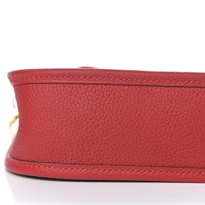 Hermes Taurillon Clemence Evelyne TPM Rouge Piment 12 of 14