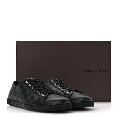 Louis Vuitton Calfskin Damier Graphite Sneakers 7.5 13 of 13