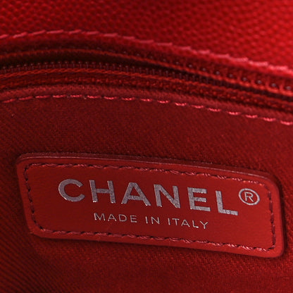 Chanel Caviar Quilted Mini Coco Handle Flap Red 6 of 10