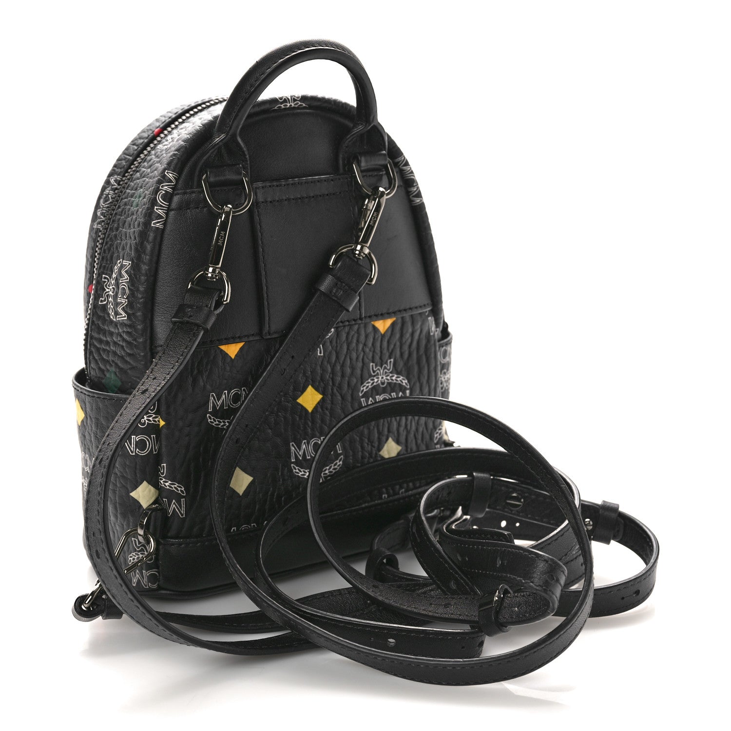 MCM Visetos Spektrum X-Mini Backpack Black 3 of 10