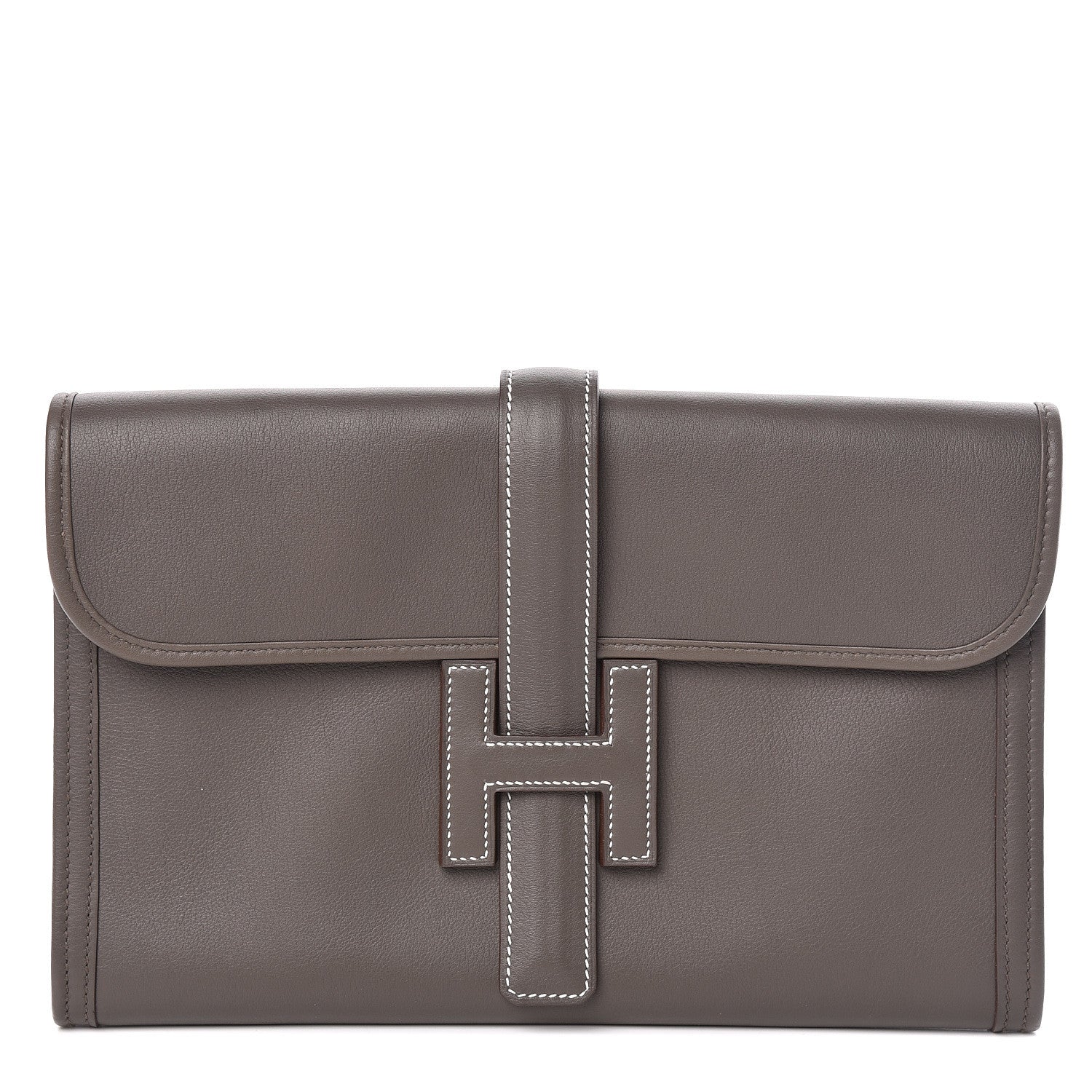 Hermes Swift Jige PM Clutch Etain 1 of 16
