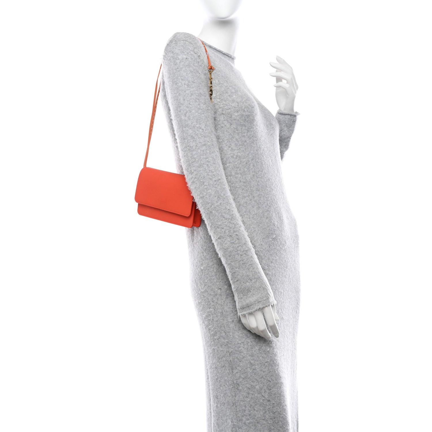 Jacquemus Rubberised Le Riviera Shoulder Bag Orange 2 of 9