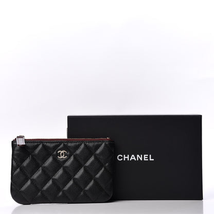 Chanel Caviar Quilted Small Cosmetic Case Black 9 of 9