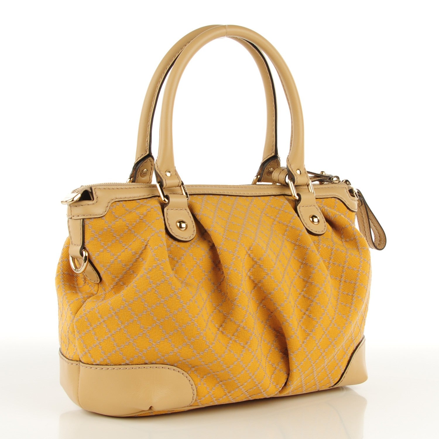 Gucci Diamante Medium Top Handle Sukey Yellow 3 of 7