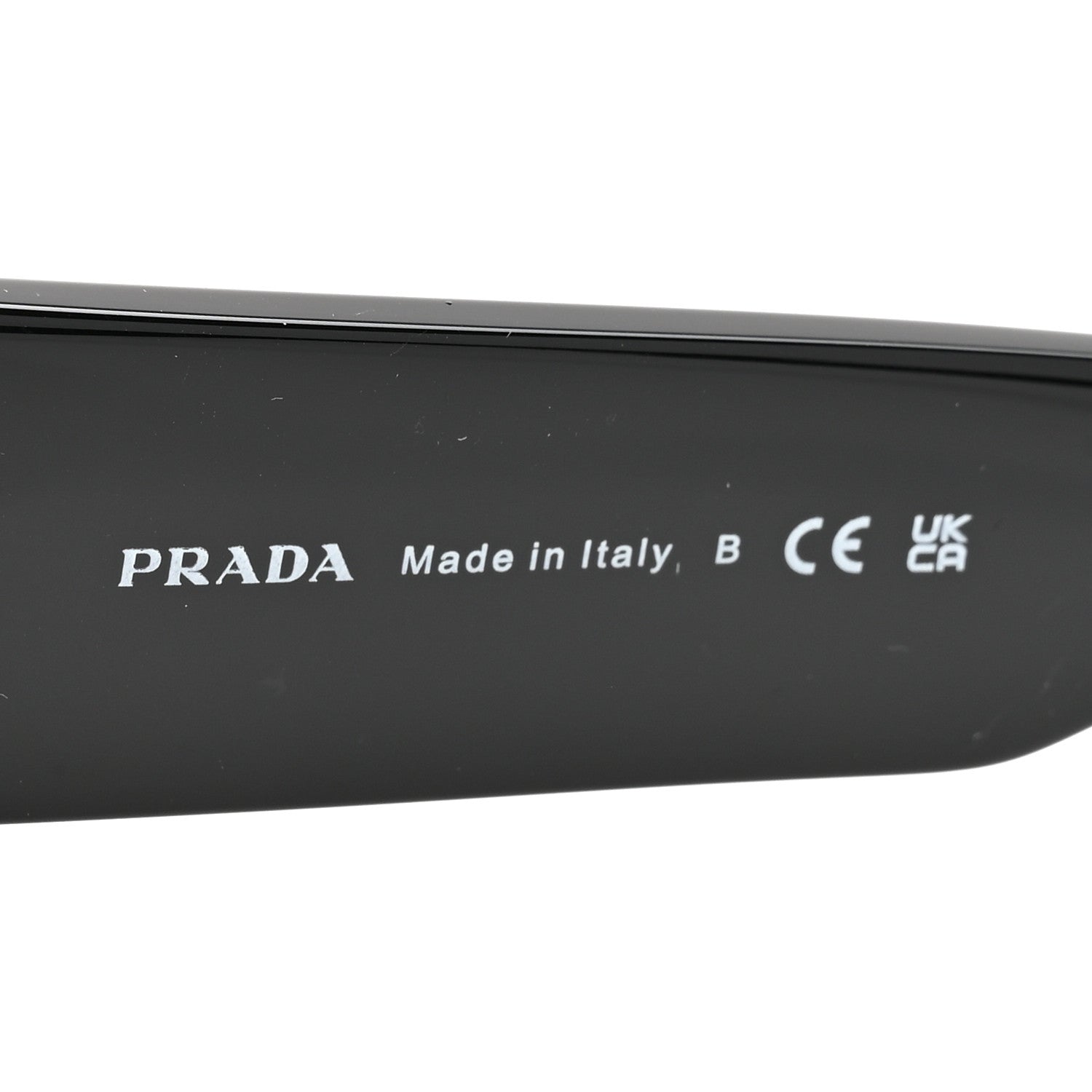 Prada Acetate Pillow Sunglasses SPR A01 Black 6 of 8