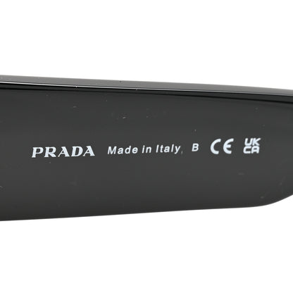 Prada Acetate Pillow Sunglasses SPR A01 Black 6 of 8