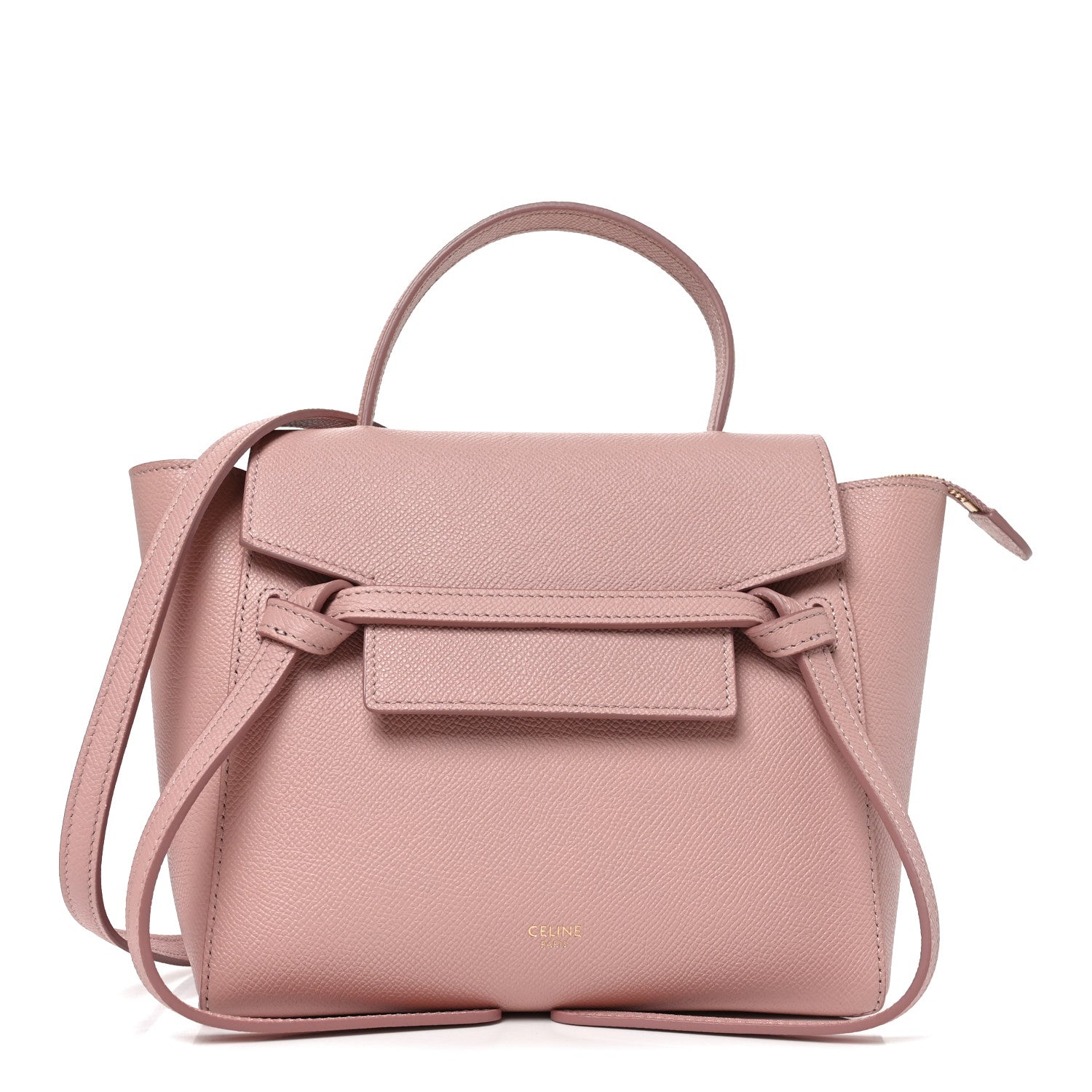 Celine Grained Calfskin Nano Belt Bag Vintage Pink 1 of 8