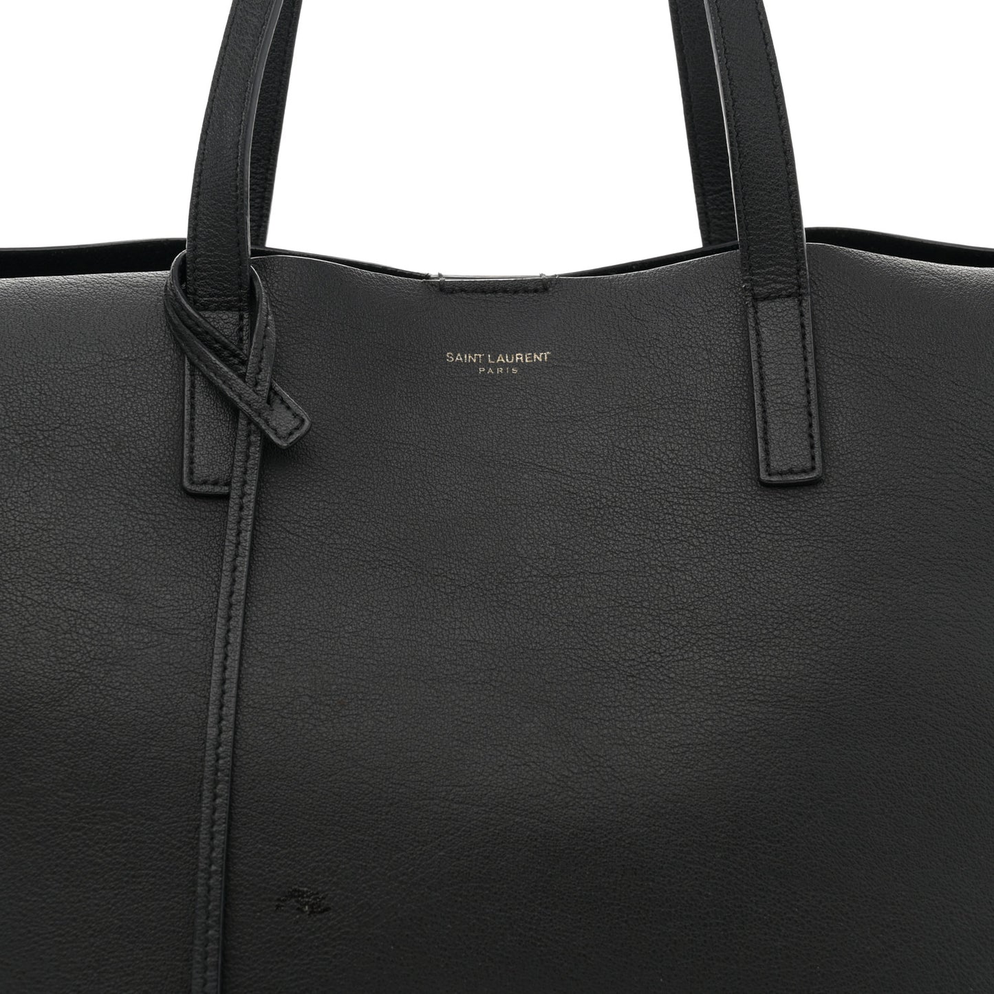 Calfskin Large Shopping Tote Black