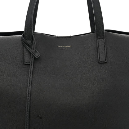 Saint Laurent Calfskin Large Shopping Tote Black 8 of 14
