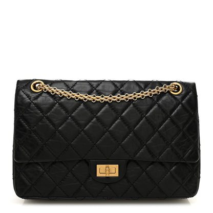 Chanel Aged Calfskin Quilted 2.55 Reissue 226 Flap Black 1 of 10