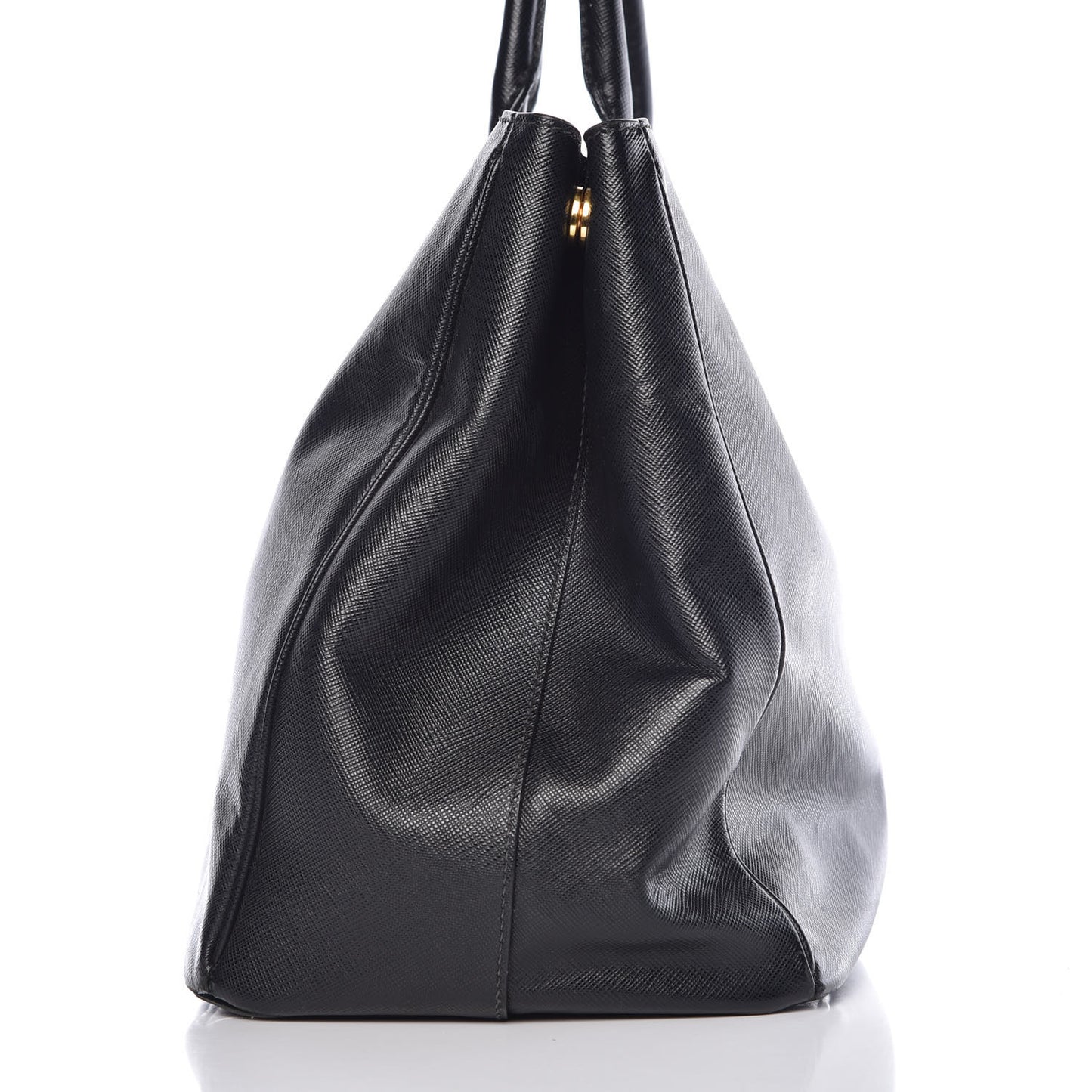 Saffiano Lux Large Tote Black