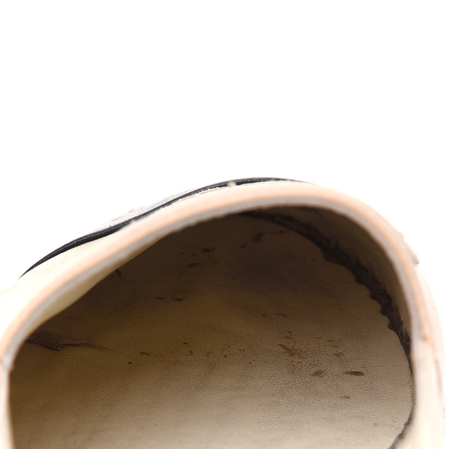 Lambskin CC Espadrilles 39 Beige Black