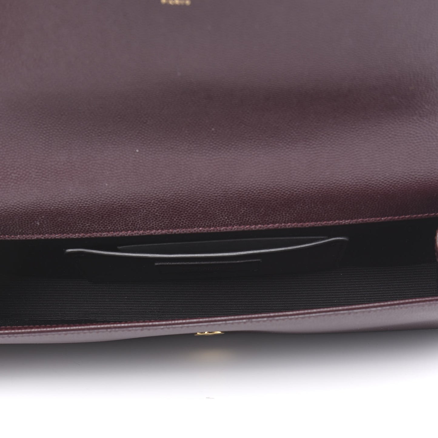 Grain De Poudre Classic Monogram Cassandre Clutch Amaranto