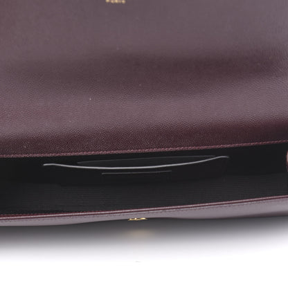 Saint Laurent Grain De Poudre Classic Monogram Cassandre Clutch Amaranto 5 of 9