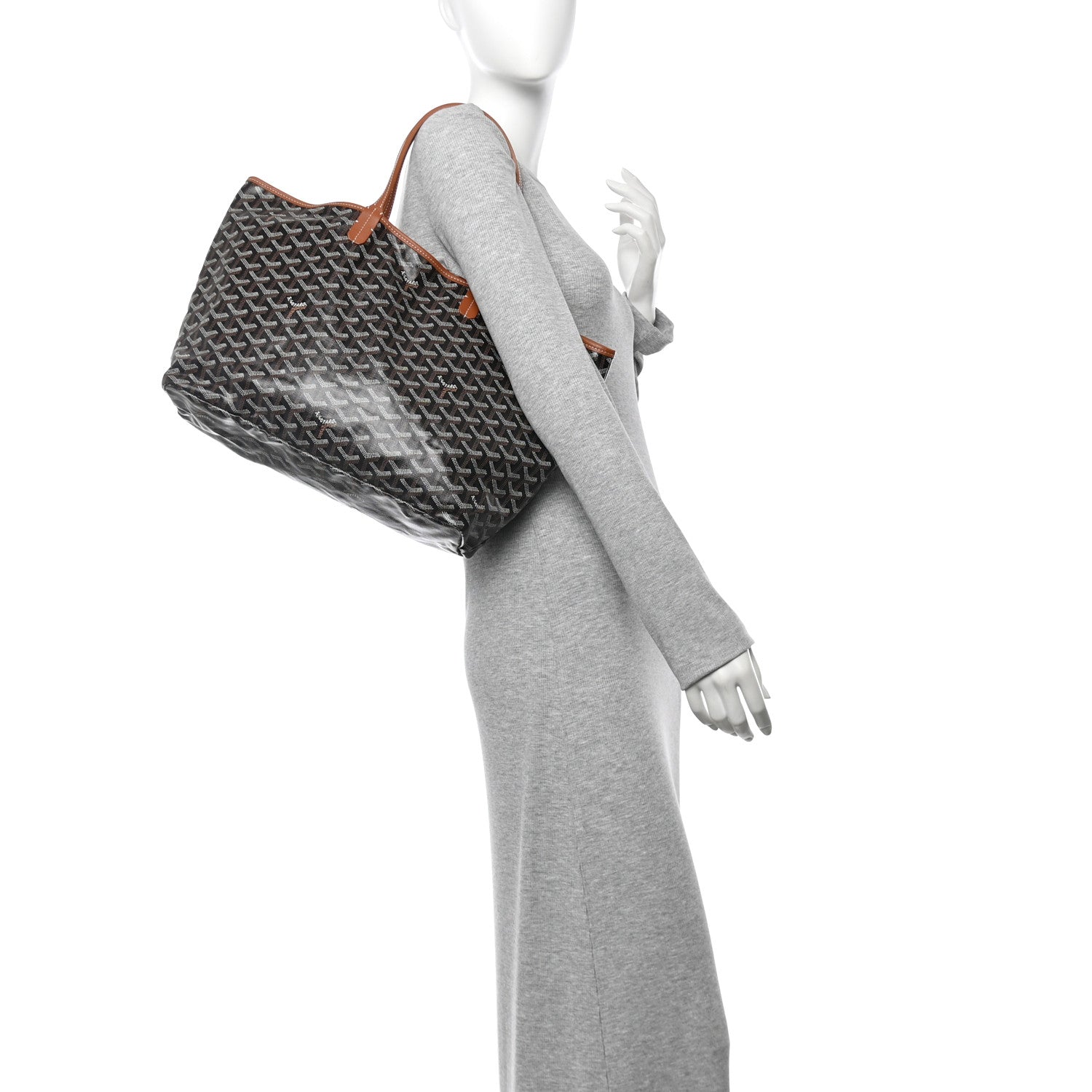 Goyard Goyardine Saint Louis PM Black Gold 2 of 11