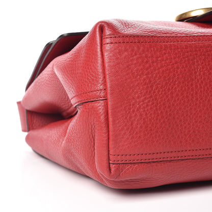Gucci Cellarius Calfskin Large GG Marmont Shoulder Bag Vulcanic Red 10 of 12