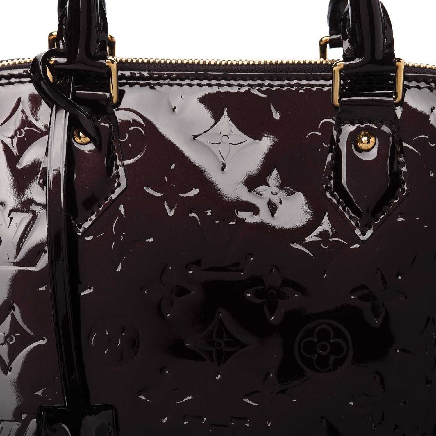 Louis Vuitton Vernis Alma PM Amarante 9 of 10
