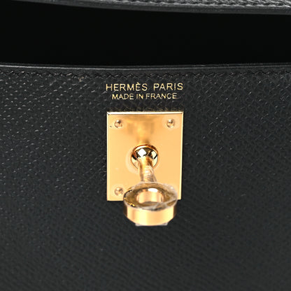 Hermes Epsom Mini Kelly Sellier 20 Black 6 of 10