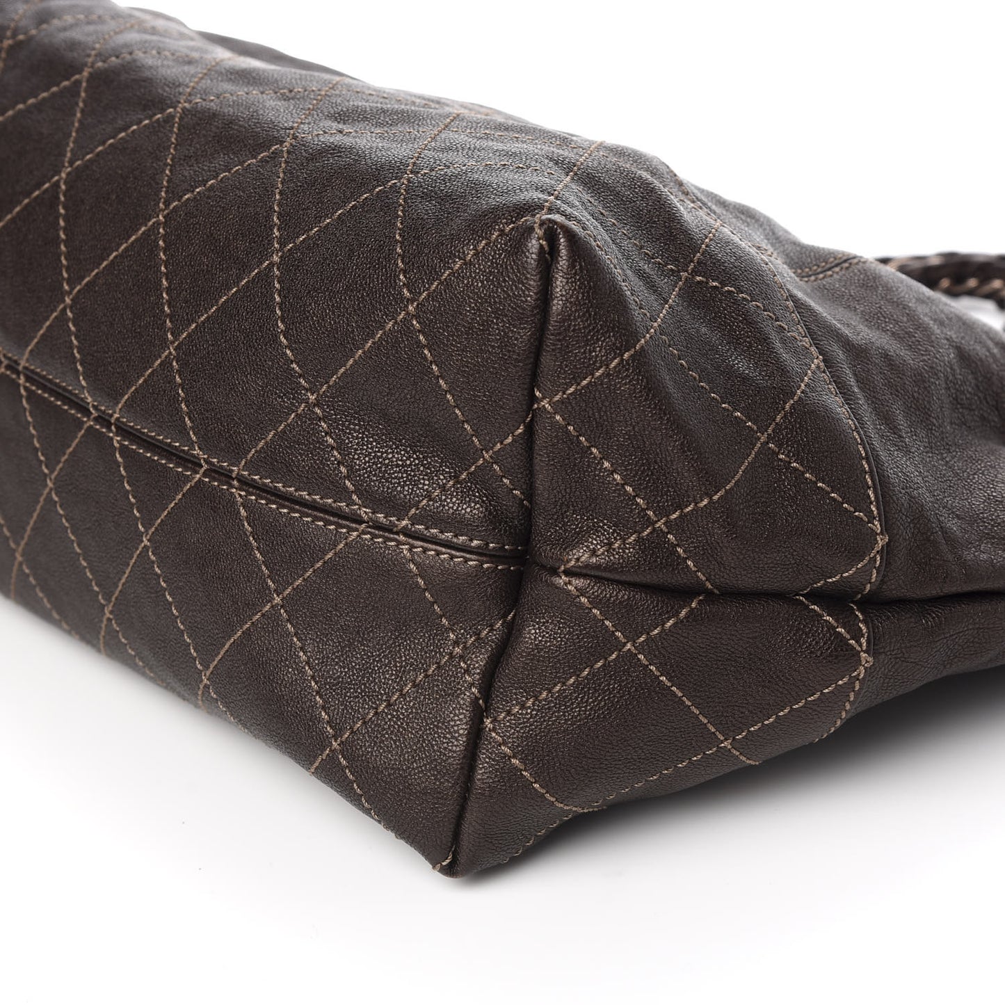 Metallic Calfskin Baby Coco Cabas Bronze