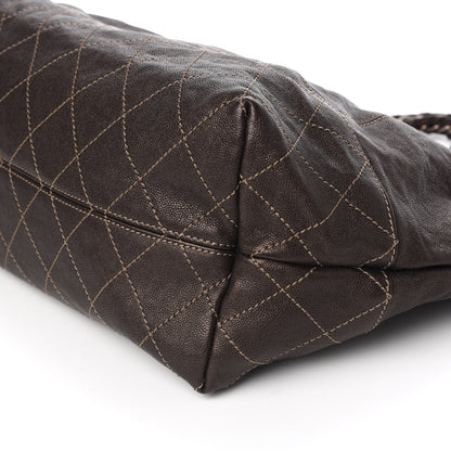 Chanel Metallic Calfskin Baby Coco Cabas Bronze 7 of 9
