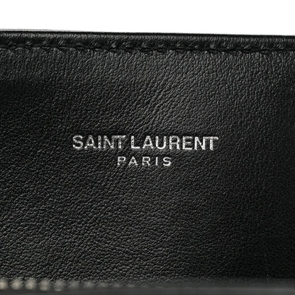 Saint Laurent Calfskin Y Quilted Monogram Large Loulou Shopper Black 7 of 10
