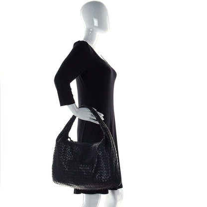 Bottega Veneta Nappa Intrecciato Large Veneta Hobo Black 4 of 31