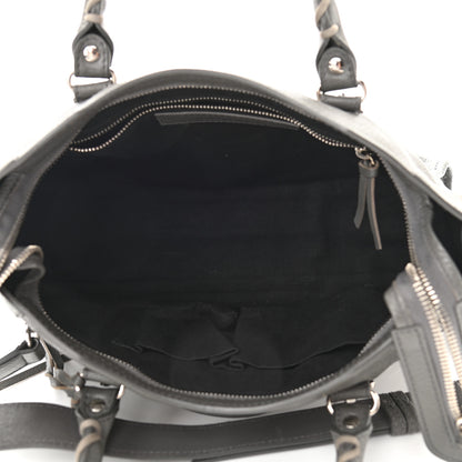 Balenciaga Chevre Gold Metallic Edge Hardware S City Gris Acier 5 of 12