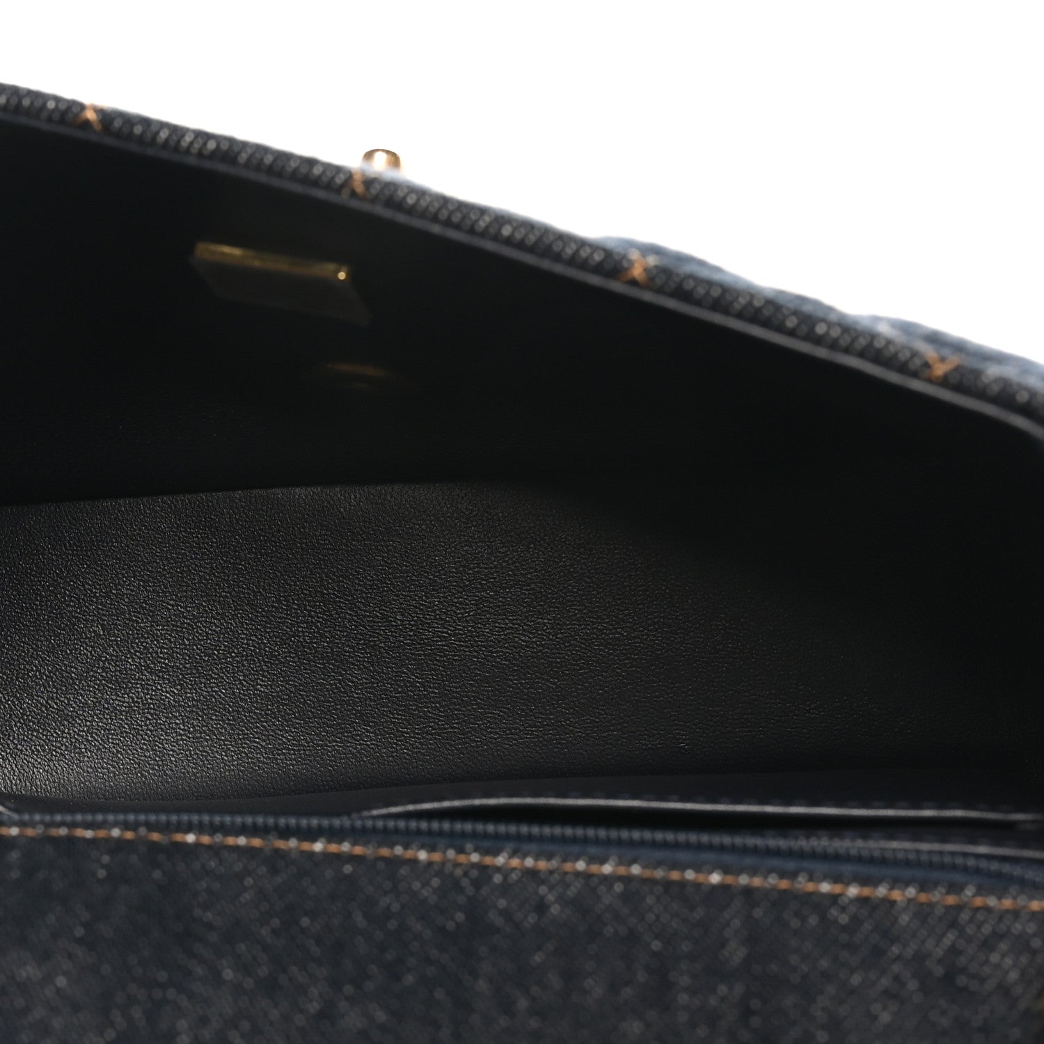 Chanel Denim Quilted Mini Rectangular Flap Dark Blue 5 of 11