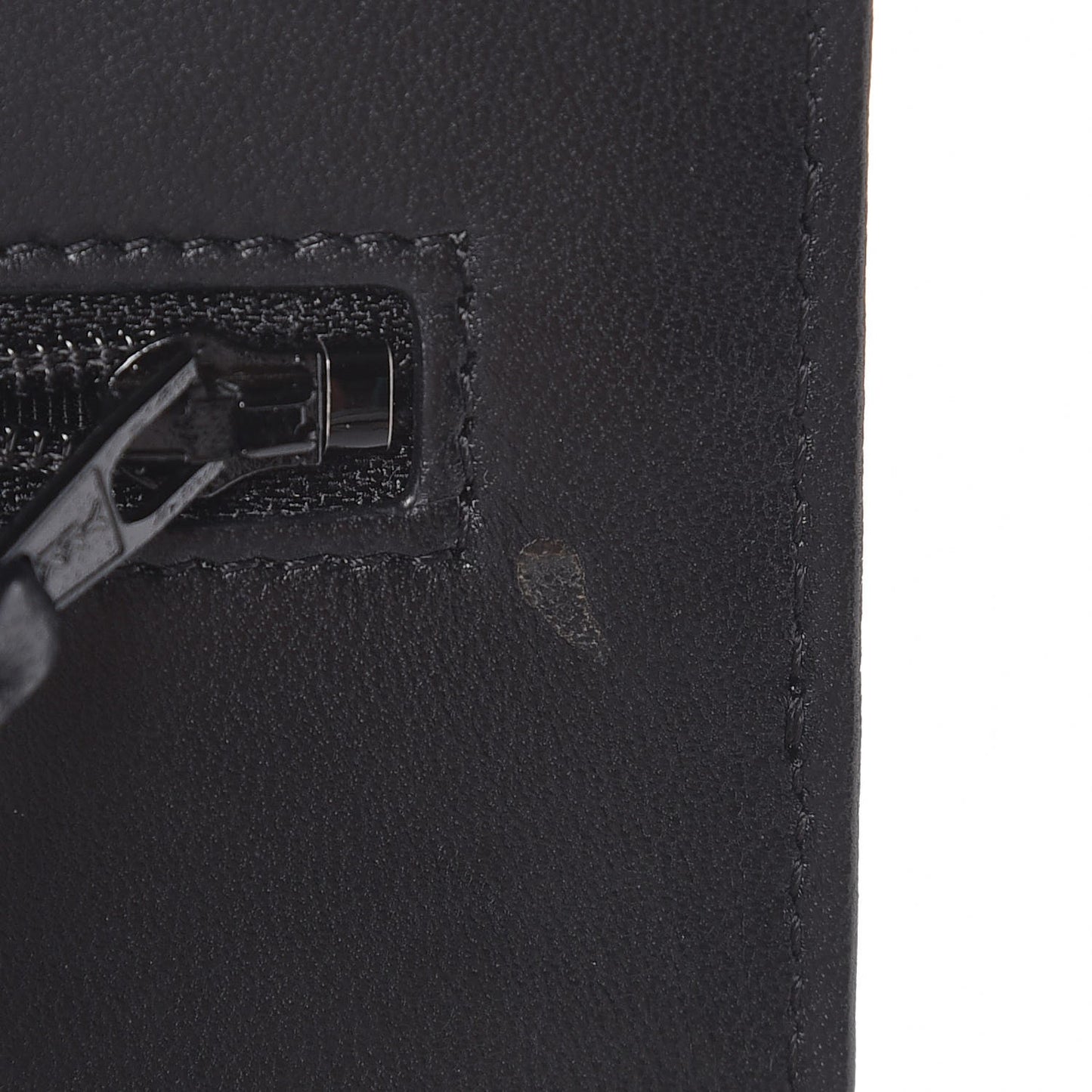 Lambskin Chevron Quilted Wallet On Chain WOC So Black