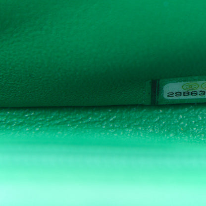 Chanel Lambskin Quilted Mini Square Flap Green 9 of 11