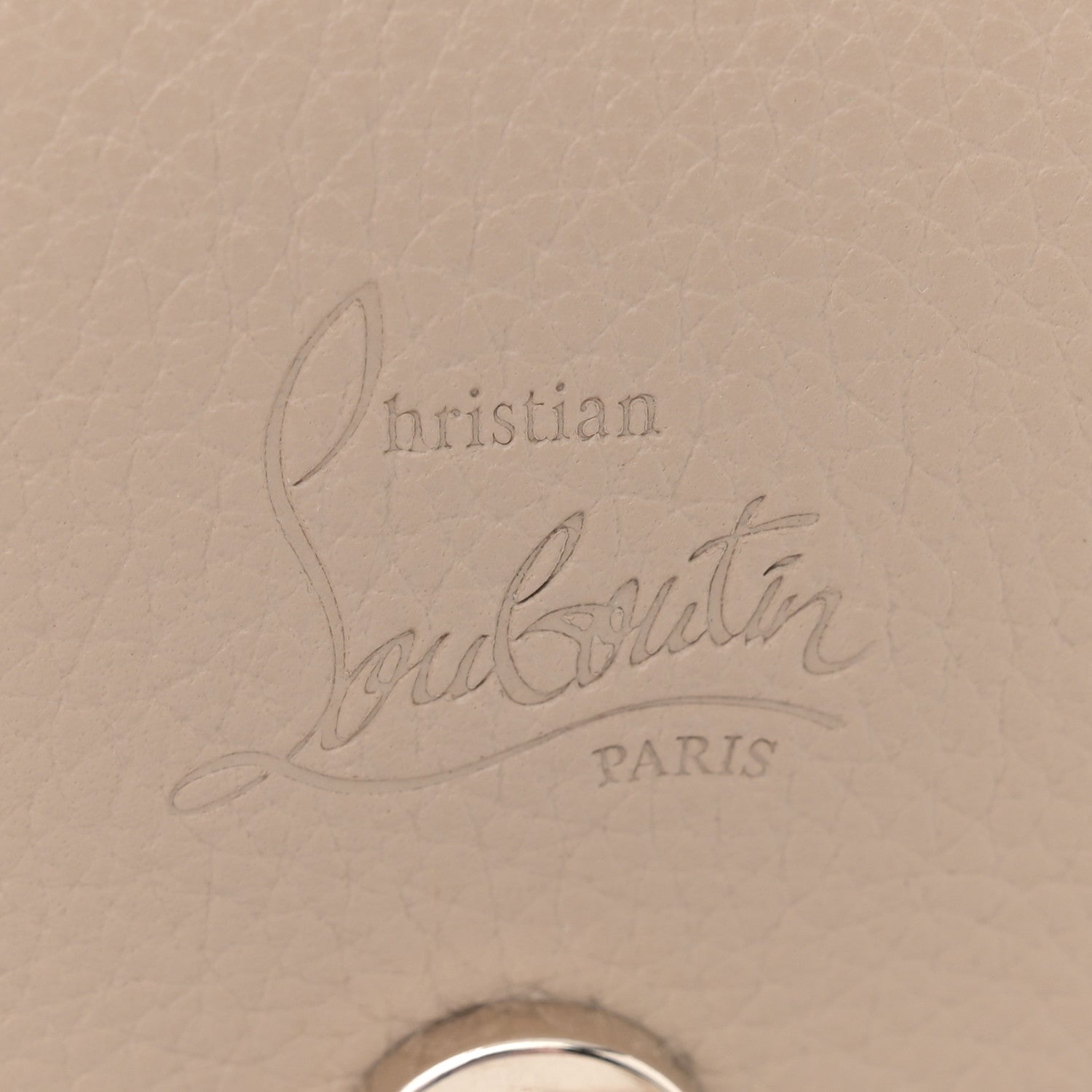 Christian Louboutin Calfskin Spikes Loubinthesky Paloma Clutch Saharienne 6 of 11