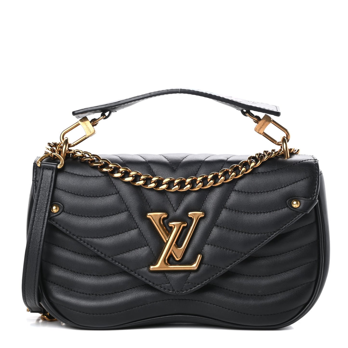 Calfskin New Wave Chain MM Black