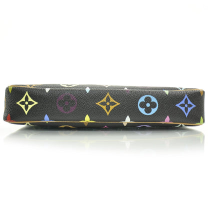 Louis Vuitton Monogram Multicolor Pochette Accessories Black 5 of 9