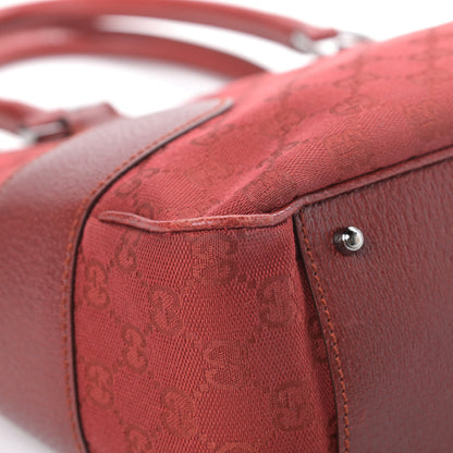 Gucci Monogram Shoulder Bag Red 9 of 15