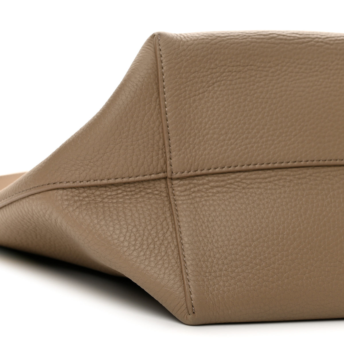 The Row Polished Saddle Calfskin Medium N/S Park Tote Acajou 8 of 9