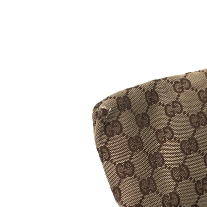 Gucci GG Monogram Double Pocket Belt Bag Dark Brown 28 of 39