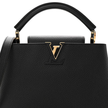 Louis Vuitton Taurillon Capucines BB Black 7 of 9