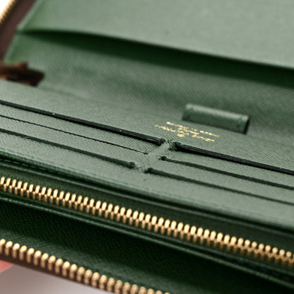 Louis Vuitton Monogram Groom Zippy Organizer Wallet Green 8 of 9