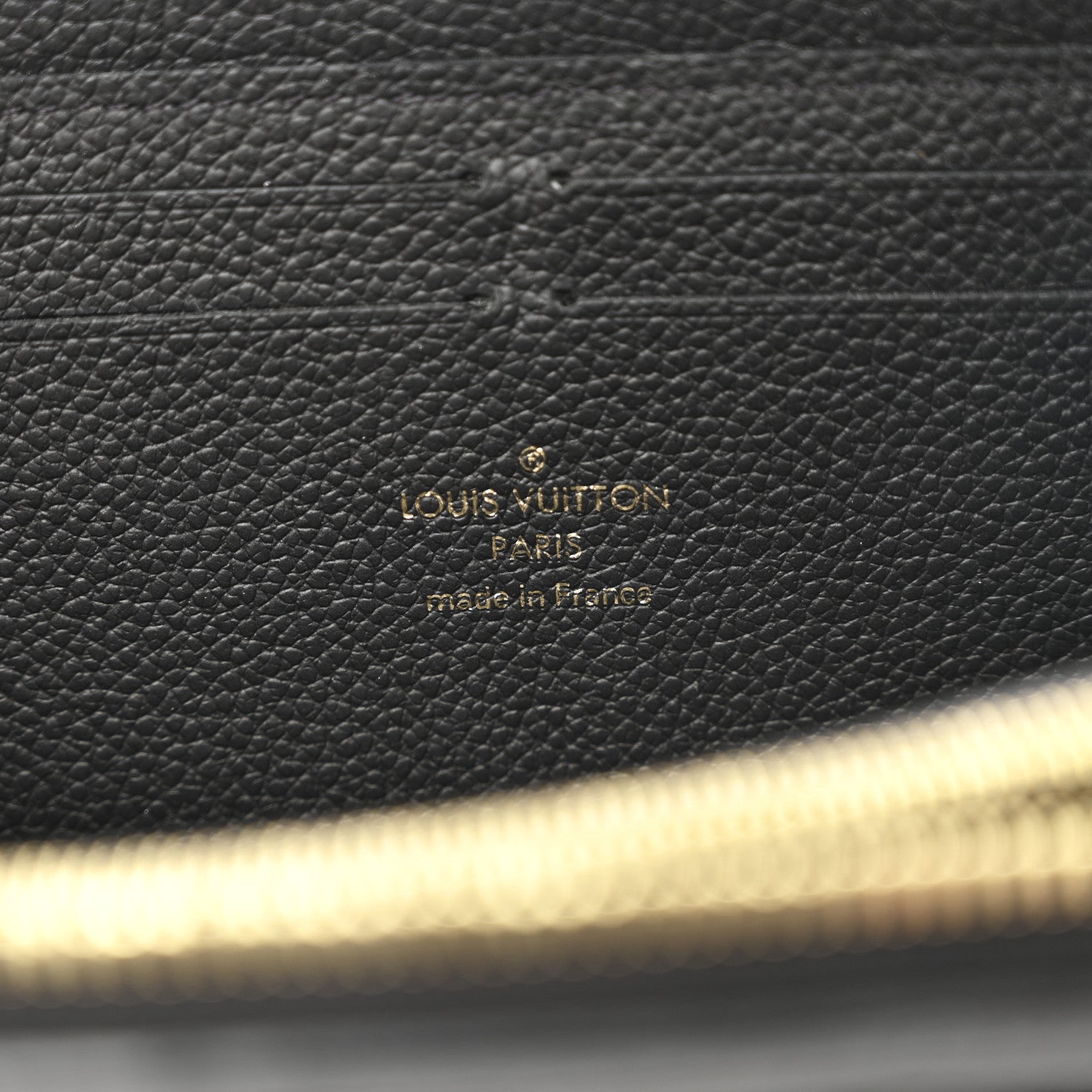 Louis Vuitton Empreinte Clemence Wallet Black 7 of 9