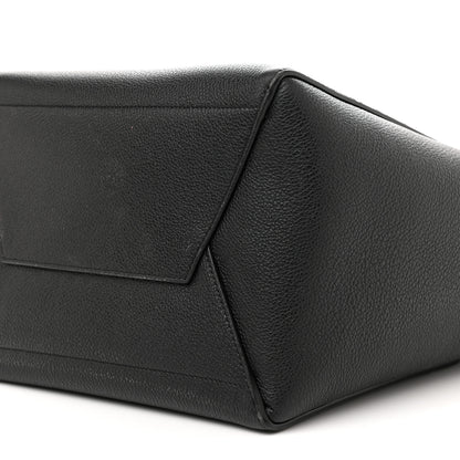 Celine Soft Grained Calfskin Sangle Bucket Bag Black 9 of 9