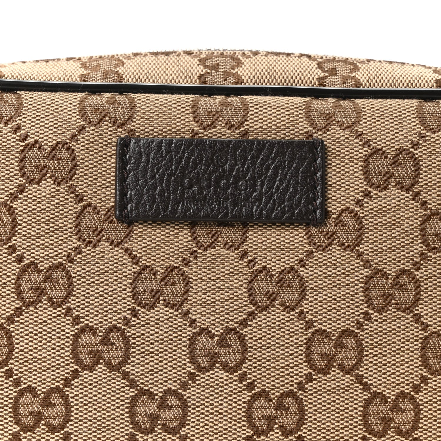Gucci Monogram Belt Bag Dark Brown 8 of 10