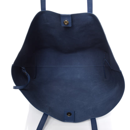 Saint Laurent Calfskin Large Shopping Tote Denim 8 of 11