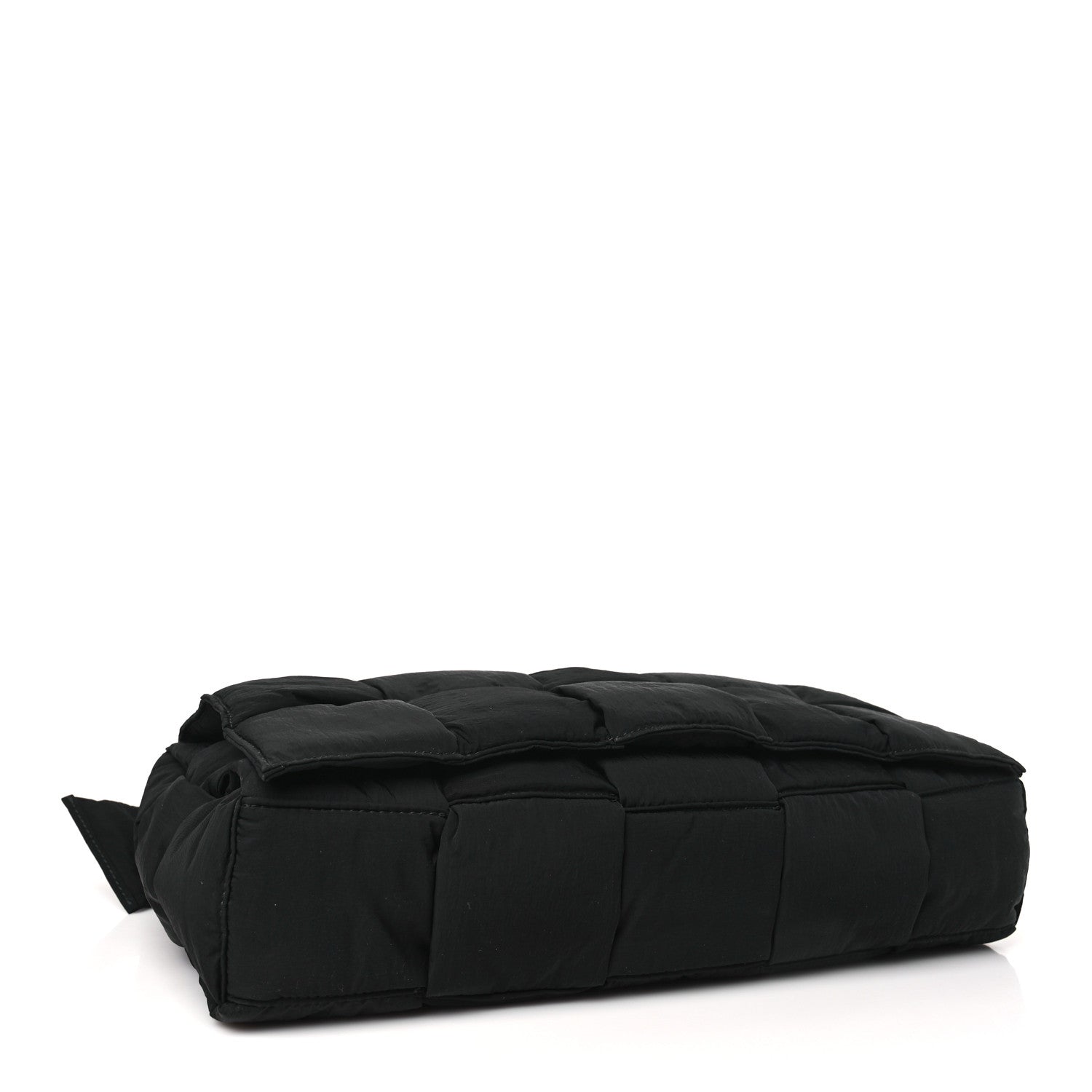 Bottega Veneta Nylon Intrecciato Padded Tech Maxi Cassette Bag Black 4 of 8